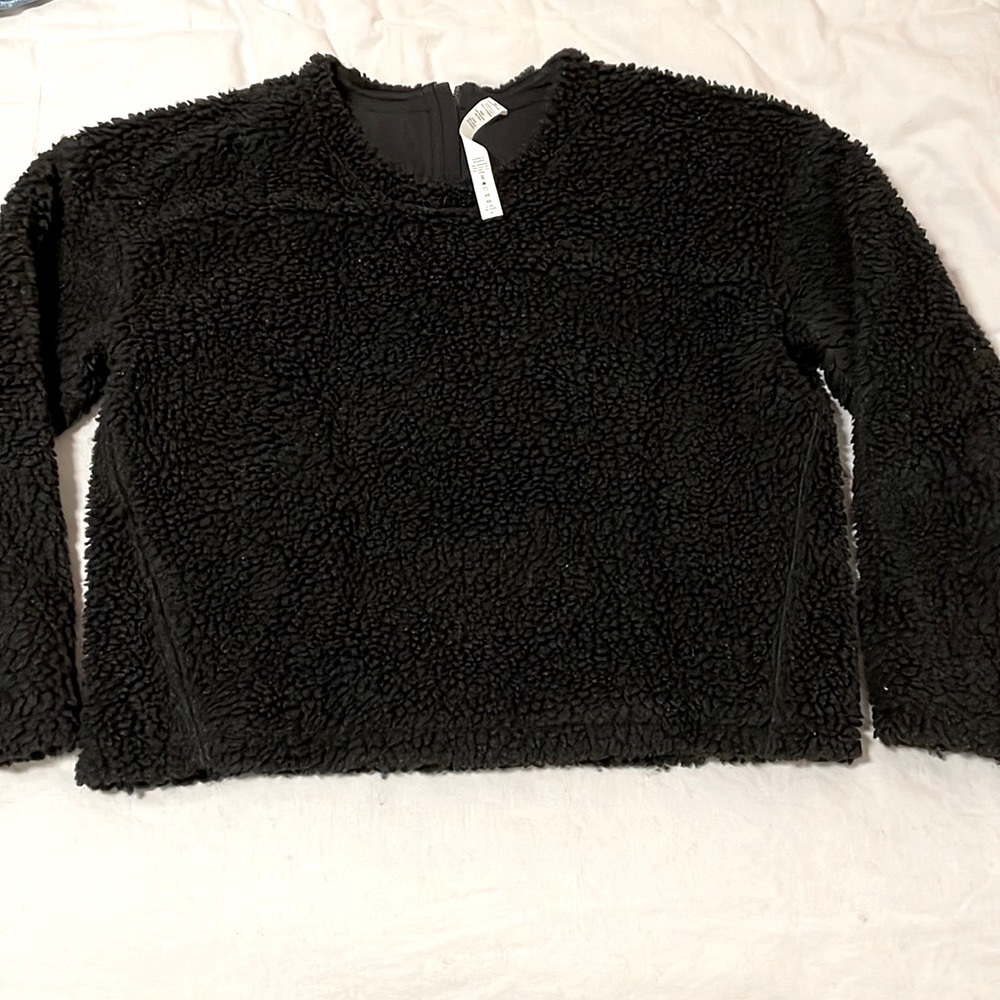 Lululemon cropped Sherpa jacket